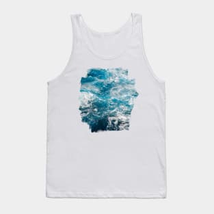 Blue Ocean Waves Pool Tank Top